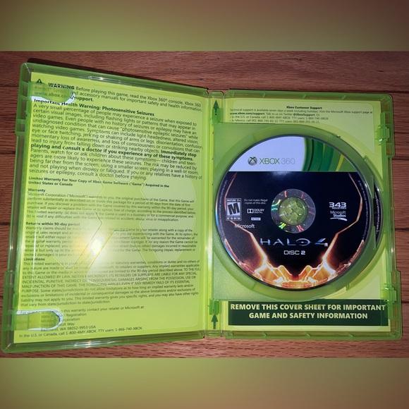 Halo 4 for Xbox 360 video game disc - Picture 3 of 4